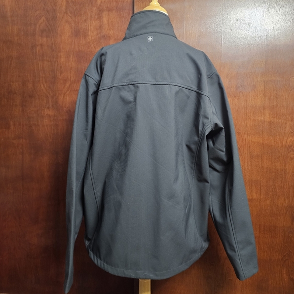 NWT Swiss Tech Men's Gray Softshell Jacket - Picture 2 of 5